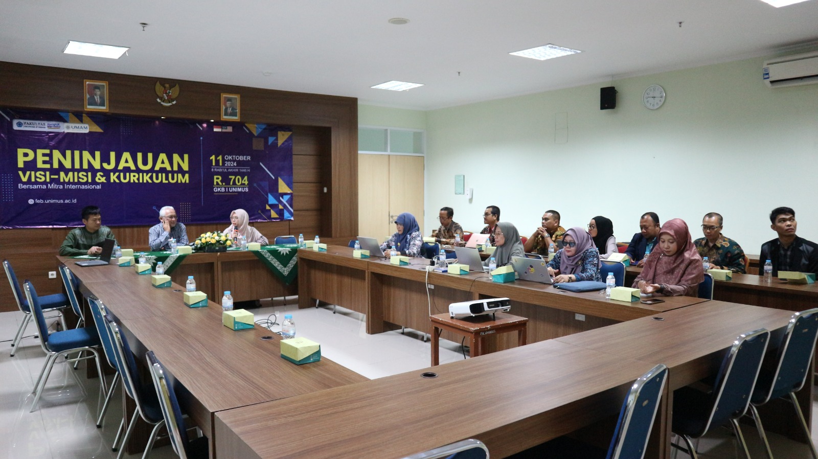 Peninjauan Visi Misi dan Kurikulum bersama mitra internasional dari UMAM