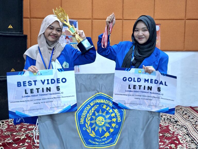 Mahasiswa Manajemen Raih Gold Medal dan Best Video dalam Lomba Esai Nasional LETIN 5