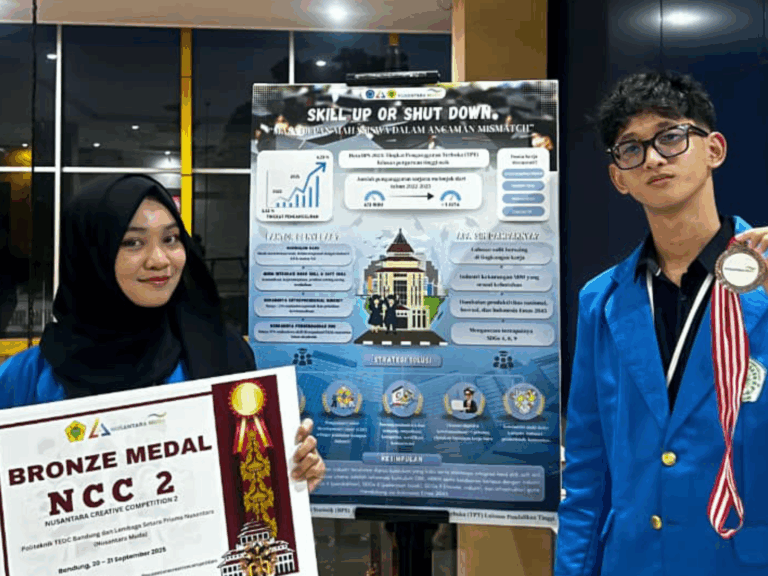 Mahasiswa Prodi Manajemen Raih Bronze Medal dalam Lomba Essay Nasional “Nusantara Creative Competition 2″